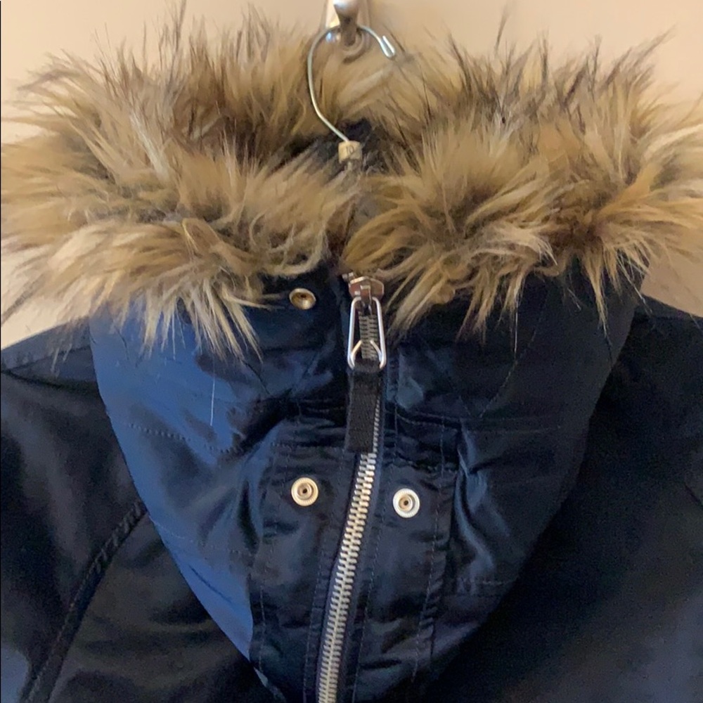 GAP faux fur trim Snorkel Parka NWT - Picture 4 of 6